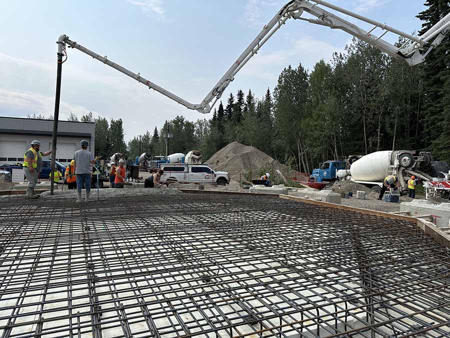 industrial mining concrete JLB whitehorse yukon