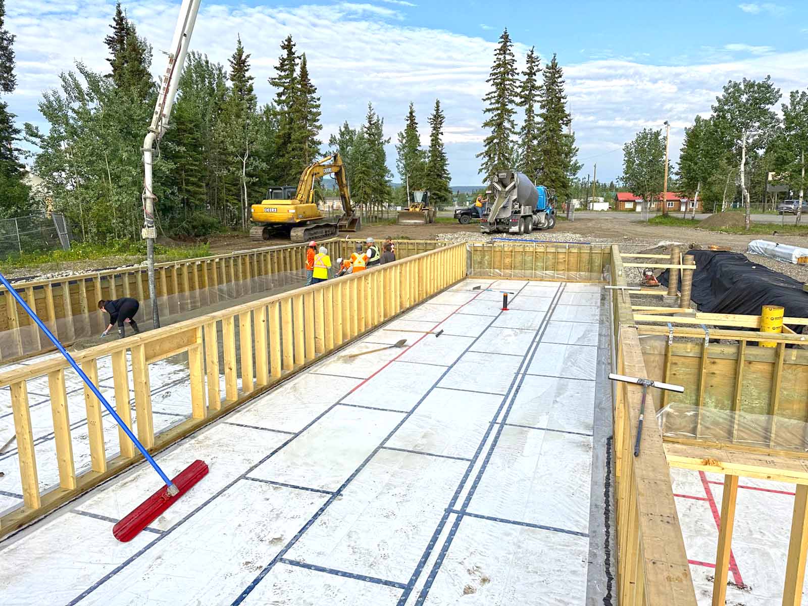 jlb concrete BC YK NWT concrete slab