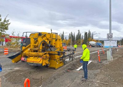 jlb concrete BC YK NWT road curb gutter commercial
