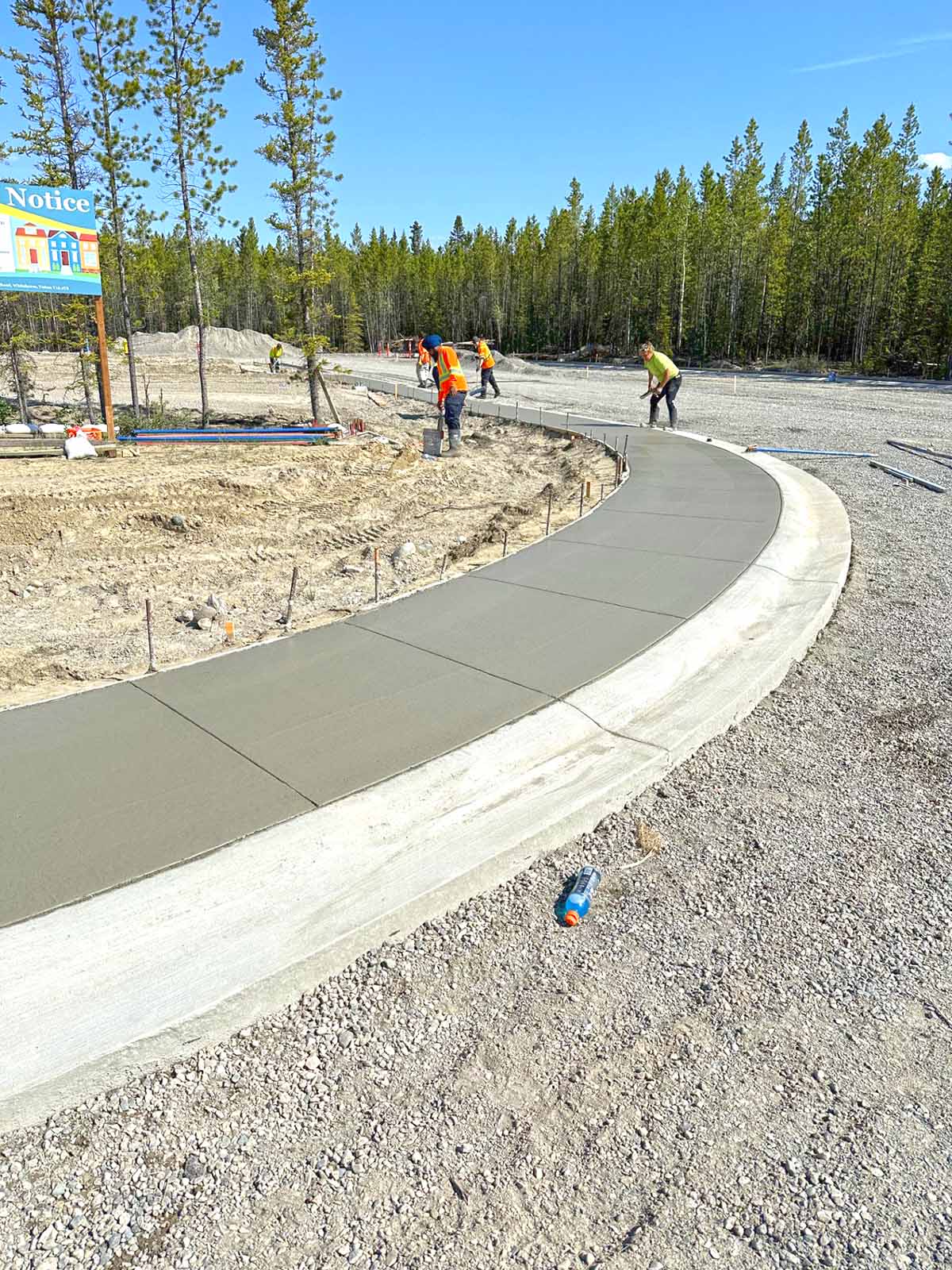 jlb concrete BC YK NWT sidewalk